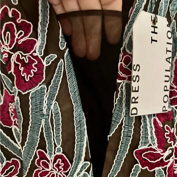 Dress the Population Floral Dress -nwt - Picture 8 of 8